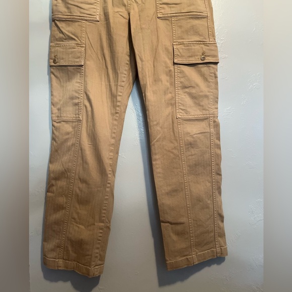 Madewell The Garment-Dyed '90s Straight Cargo Pant in Sand Dune Women's 29 - Picture 3 of 16